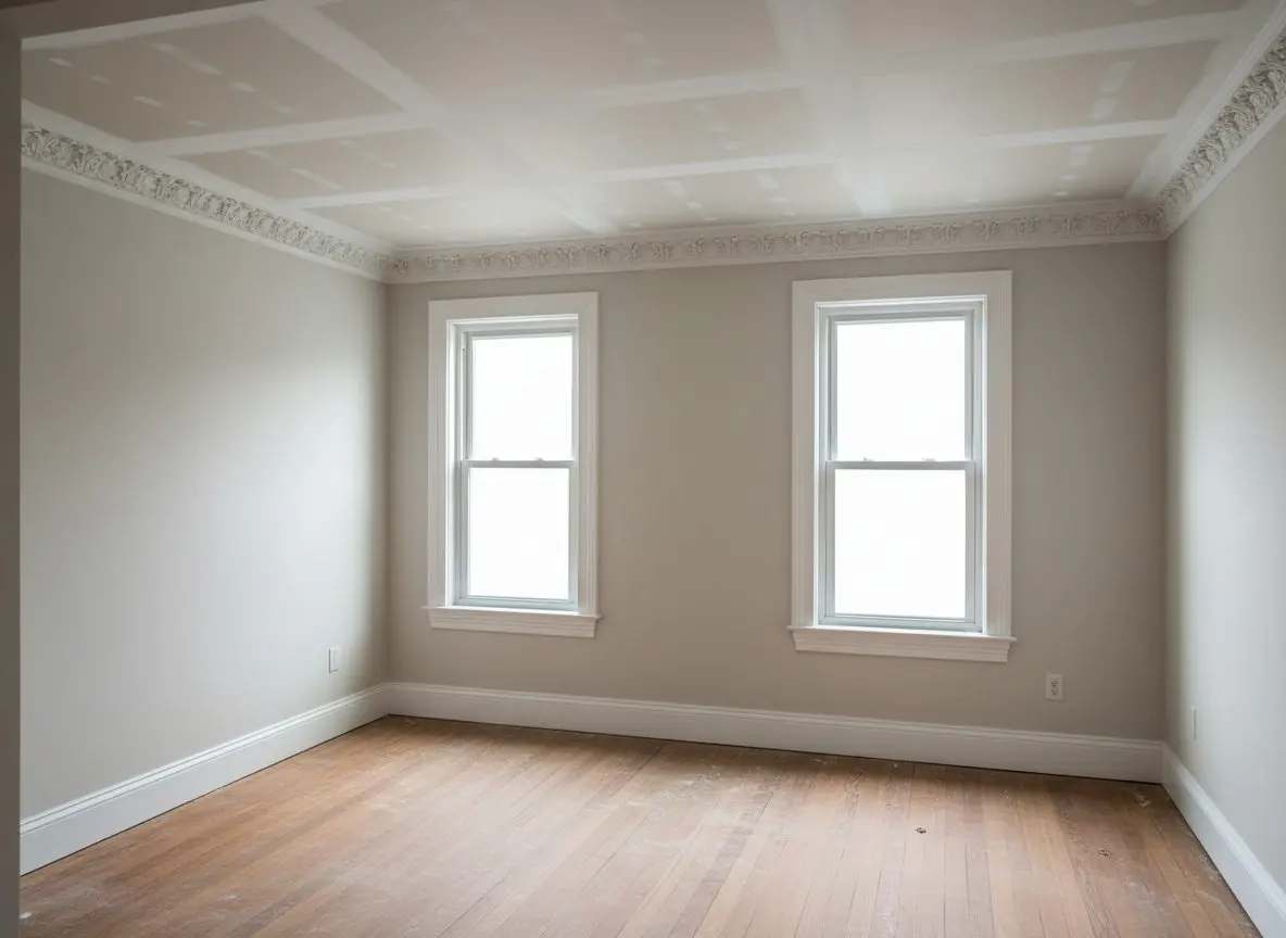 Plaster ceiling swapped for board in Midtown