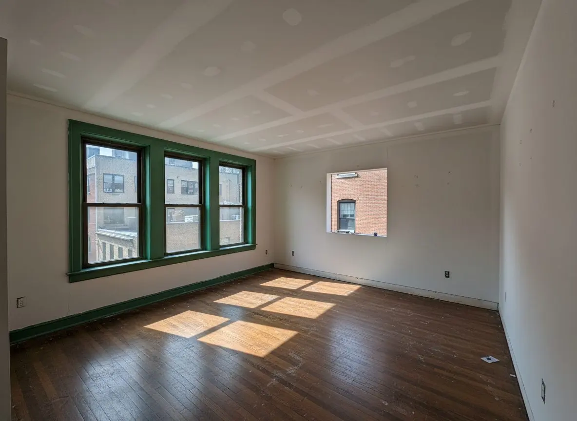 Lath ceiling down and rehung in Midtown