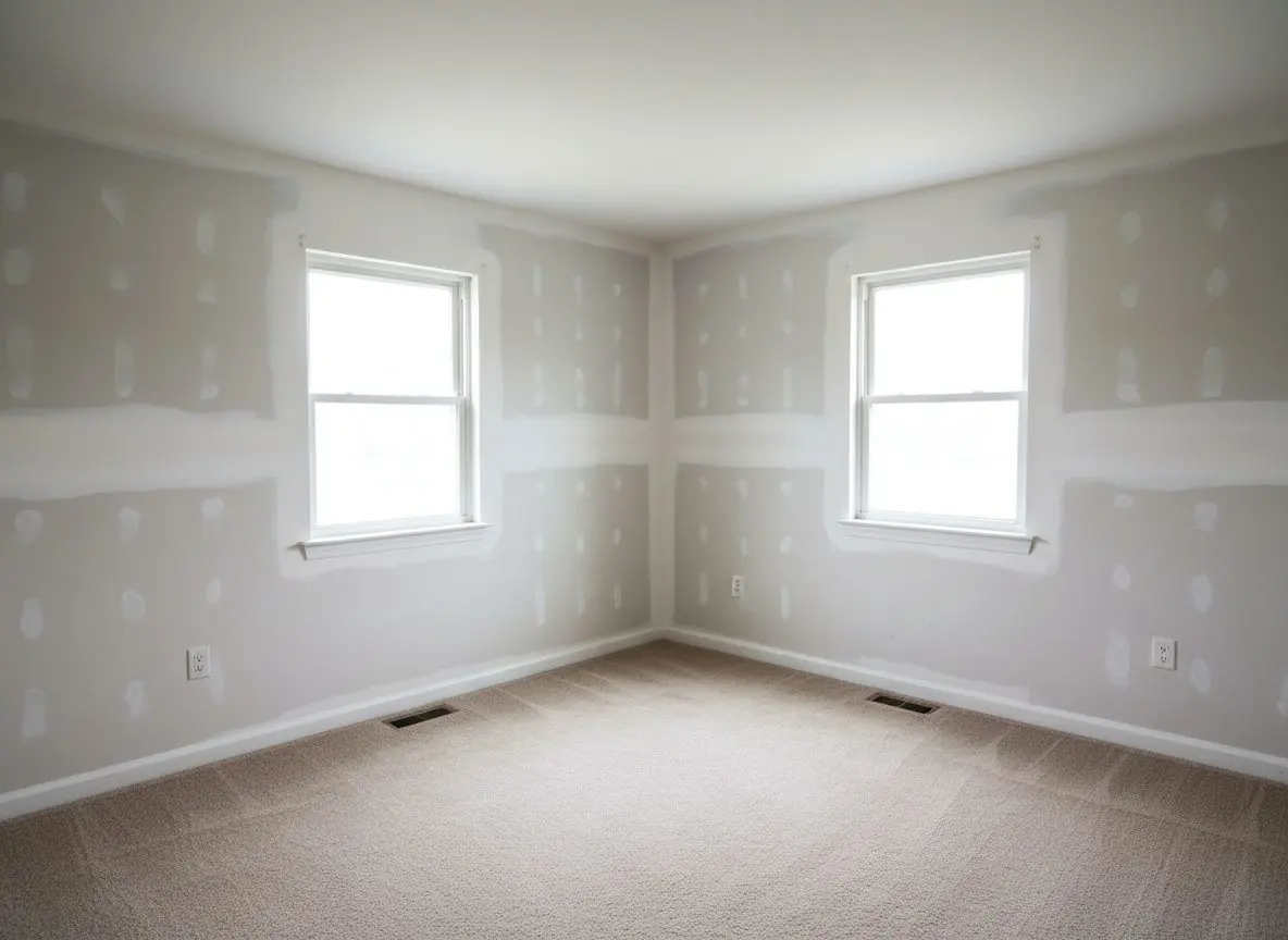 Nail pops fixed across a bedroom in New Cumberland